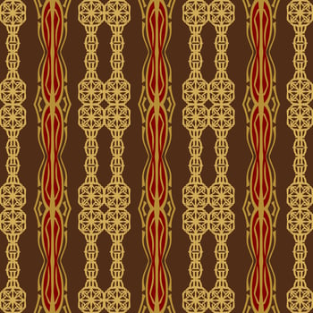 Geometric Seamless Pattern with Tribal Shape. Designed in Ikat, Boho, Aztec, Folk, Motif, Luxury Arabic Style. Ideal for Fabric Garment, Ceramics, Wallpaper. Vector Illustration