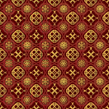 Elegant Geometric Seamless Pattern with Tribal Shape. Designed in Ikat, Boho, Aztec, Folk, Motif, Luxury Arabic Style. Ideal for Fabric Garment, Ceramics, Wallpaper. Vector Illustration