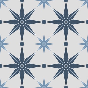 Flat, seamless pattern design motif and graphic in gray, blue shade color. Tile, paper or fabric style. vector