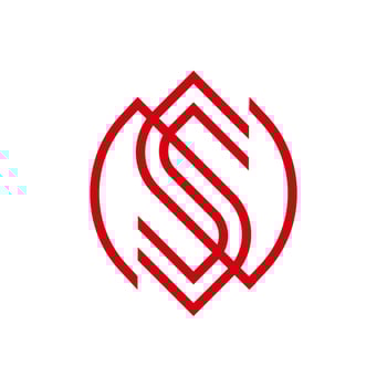 Monogram Initial Letter NS SN Logo Design. Business Initial Icon Vector