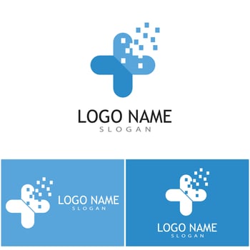 Medical Cross illustration Logo template vector design