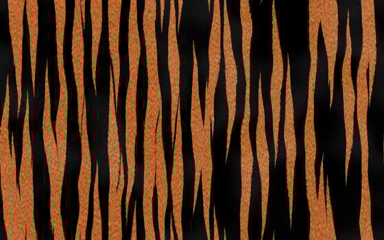camouflage tiger seamless pattern texture light orange background and black stripes elegant pattern furry fashion vector