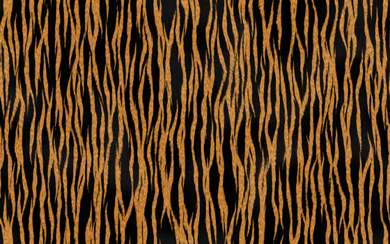 camouflage tiger seamless pattern texture yellow background and black stripes furry elegant print vector