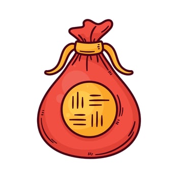 traditional chuseok gift packing vector