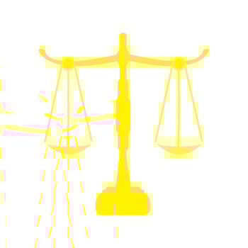 Gold Scale illustration vector