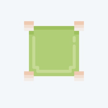 Icon Draw Square. related to Graphic Design Tools symbol. flat style. simple design editable. simple illustration. simple vector icons