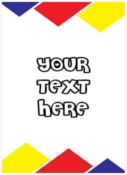 simple cover design for free vector