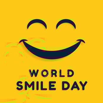world smile day illustration design vector