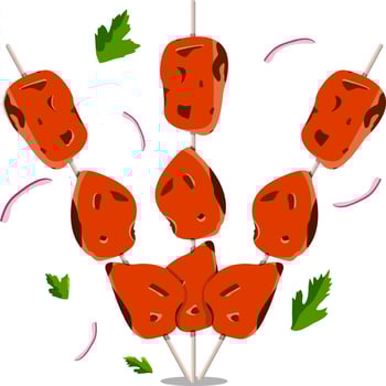Barbecue party vector