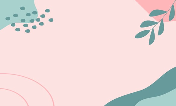 Organic shapes art backgrounds on pastel color. Trendy modern organic shapes with copy space text suitable for banner, poster, promotion, advertisement, flyer, or template. vector
