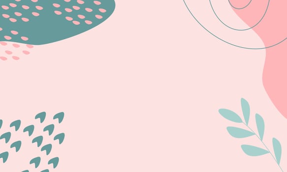 Organic shapes art backgrounds on pastel color. Trendy modern organic shapes with copy space text suitable for banner, poster, promotion, advertisement, flyer, or template. vector