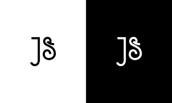 Letter JS vector logo free template Free Vector