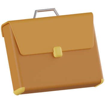 Briefcase 3D Illustration png