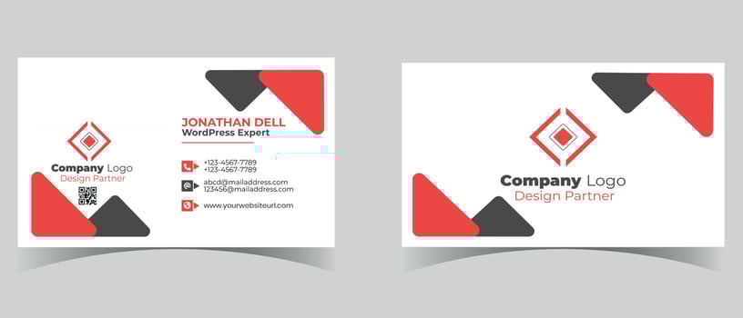 Corporate Business Cards Template vector