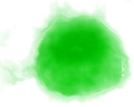 green watercolor brush spot png