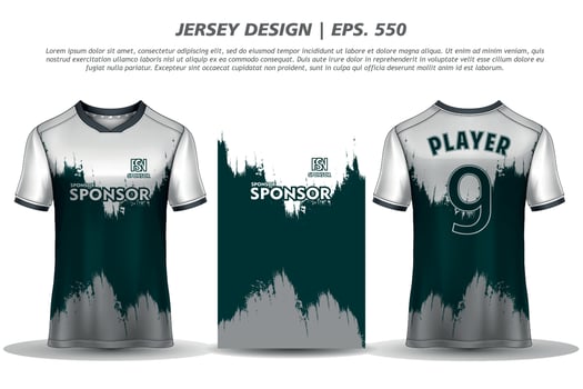 Jersey design sublimation t shirt Premium geometric pattern Incredible Vector collection for Soccer football racing cycling gaming motocross sports