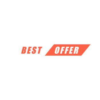 best offer, white color with transparent background png
