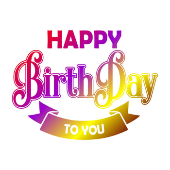 HAPPY BIRTHDAY ILLUSTRATION TEMPLATE DESIGN vector