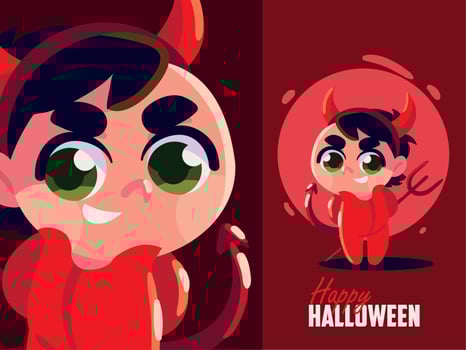 happy halloween night vector