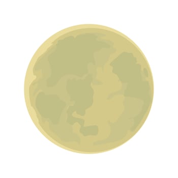 full moon icon vector