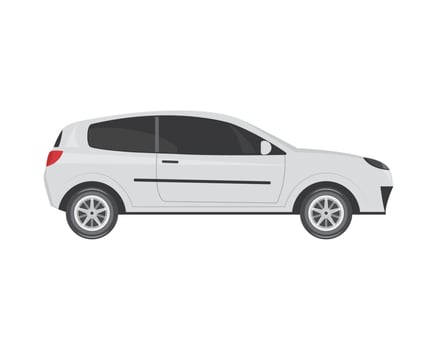 car suv vehicle mockup icon vector