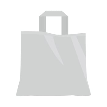mockup shopping bag vector