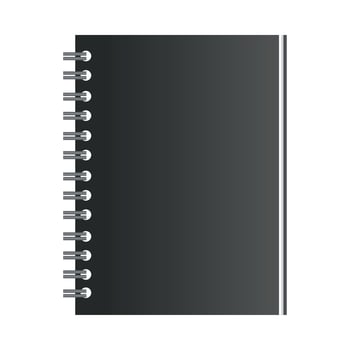 mockup notebook stationery vector