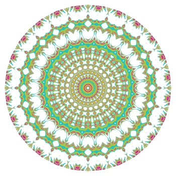 Mandala art illustration png