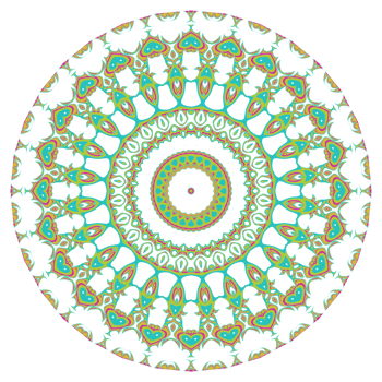 Mandala art illustration png