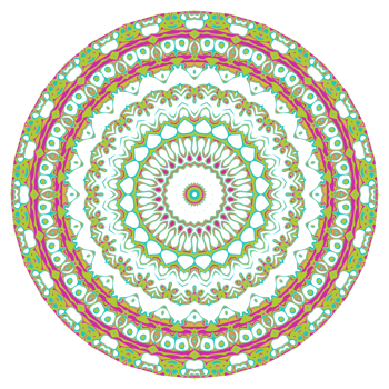 Mandala art illustration png