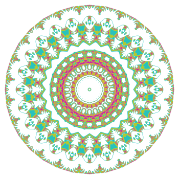 Mandala art illustration png