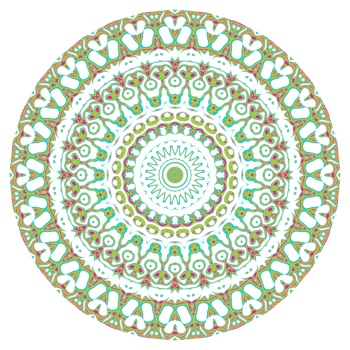 Mandala art illustration png