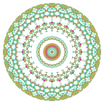 Mandala art illustration png
