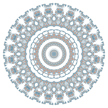 Mandala circle pattern png