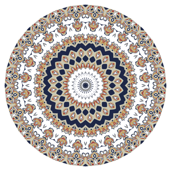 Tribal mandala flower png