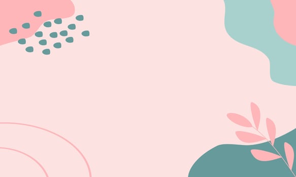 Organic shapes art backgrounds on pastel color. Trendy modern organic shapes with copy space text suitable for banner, poster, promotion, advertisement, flyer, or template. vector