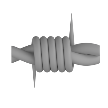 3D Isolated Wire Winding png