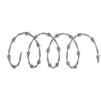 3D Isolated Wire Winding png