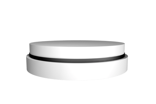 3D podium shape element png