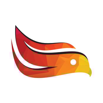 Eagle head logo vector design. bird vector template design.