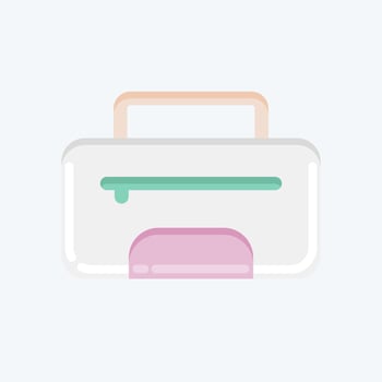 Icon Bag. related to Combat Sport symbol. flat style. simple design editable. simple illustration.boxing vector