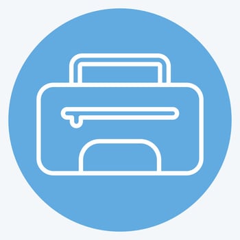 Icon Bag. related to Combat Sport symbol. blue eyes style. simple design editable. simple illustration.boxing vector