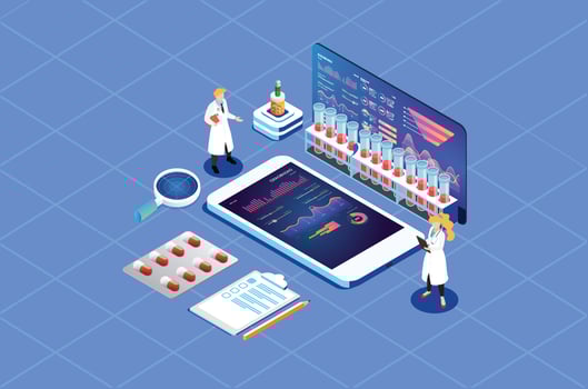 Modern Isometric Covid-19 Vaccine Medical Innovation Illustration, Web Banners, Suitable for Diagrams, Infographics, Book Illustrations, Game Assets, and Other Graphic Related Assets vector