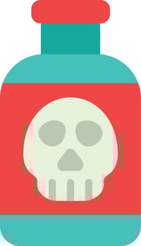 Poison Flat Icon vector