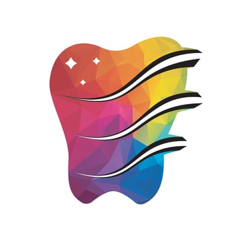 Dental logo Template vector illustration design. Dental Clinic Logo Teeth abstract design vector template.