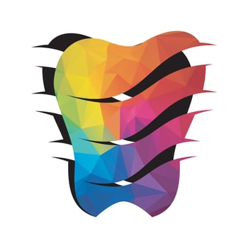 Dental logo Template vector illustration design. Dental Clinic Logo Teeth abstract design vector template.