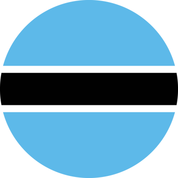 Circle flag of Botswana. png
