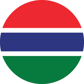 Circle flag of Gambia. png