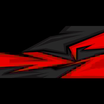 racing car decal template design vector