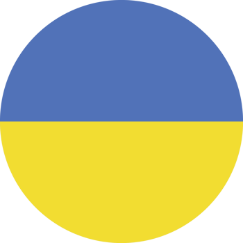 Circle flag of Ukraine. png